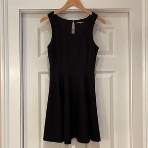 Women’s black dress.